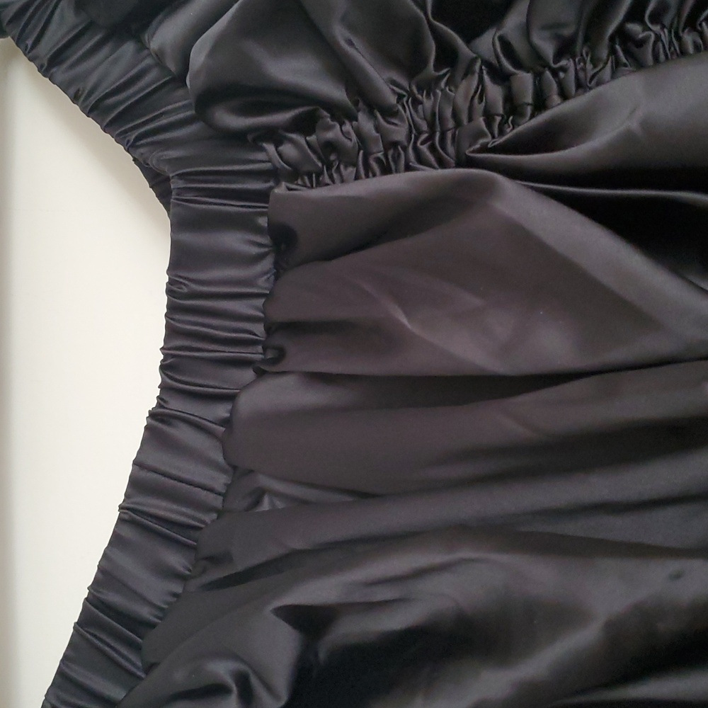 *NWT* Eva Lady Elegant Black Gothic Bustle Skirt - Picture 13 of 16